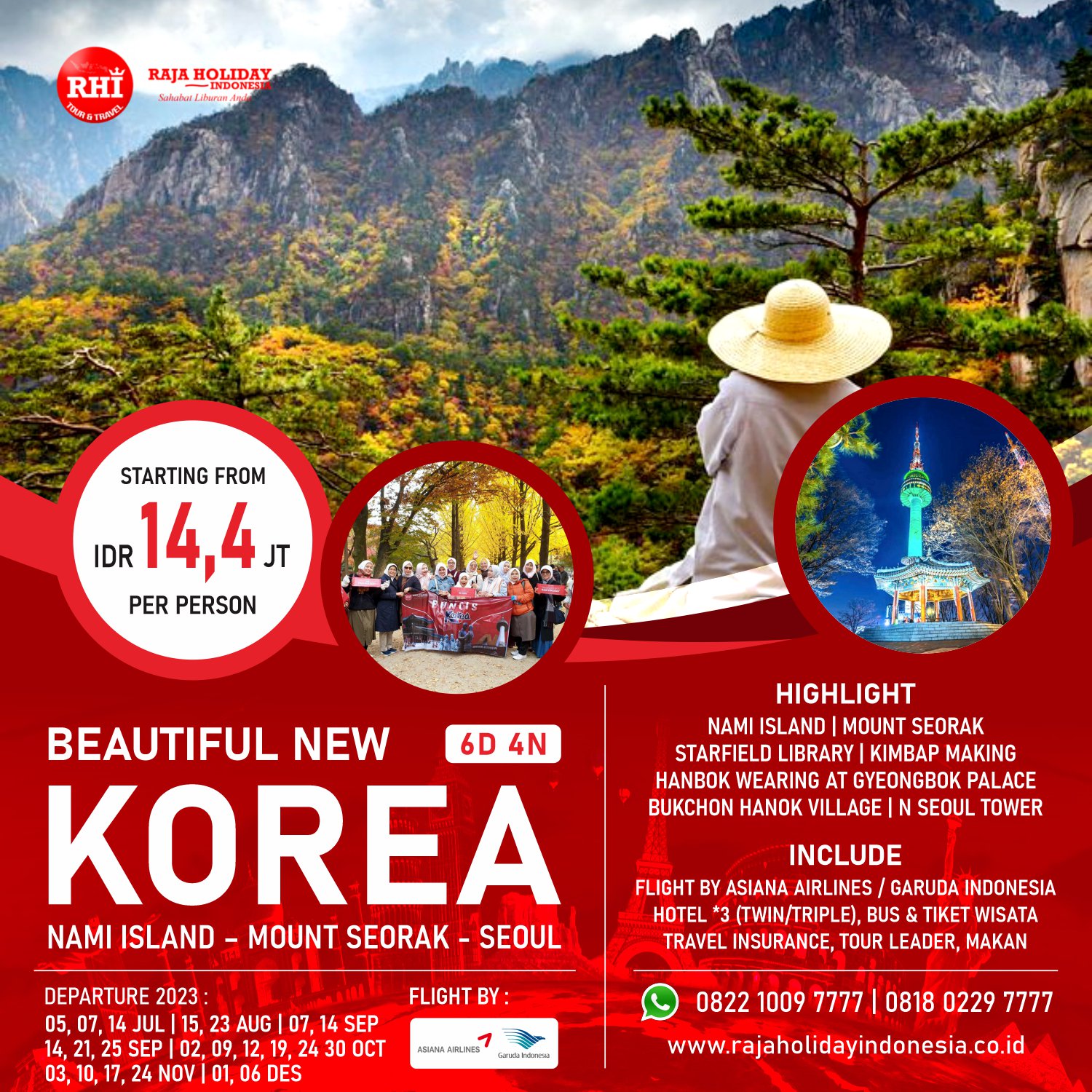 tour ke korea dari surabaya