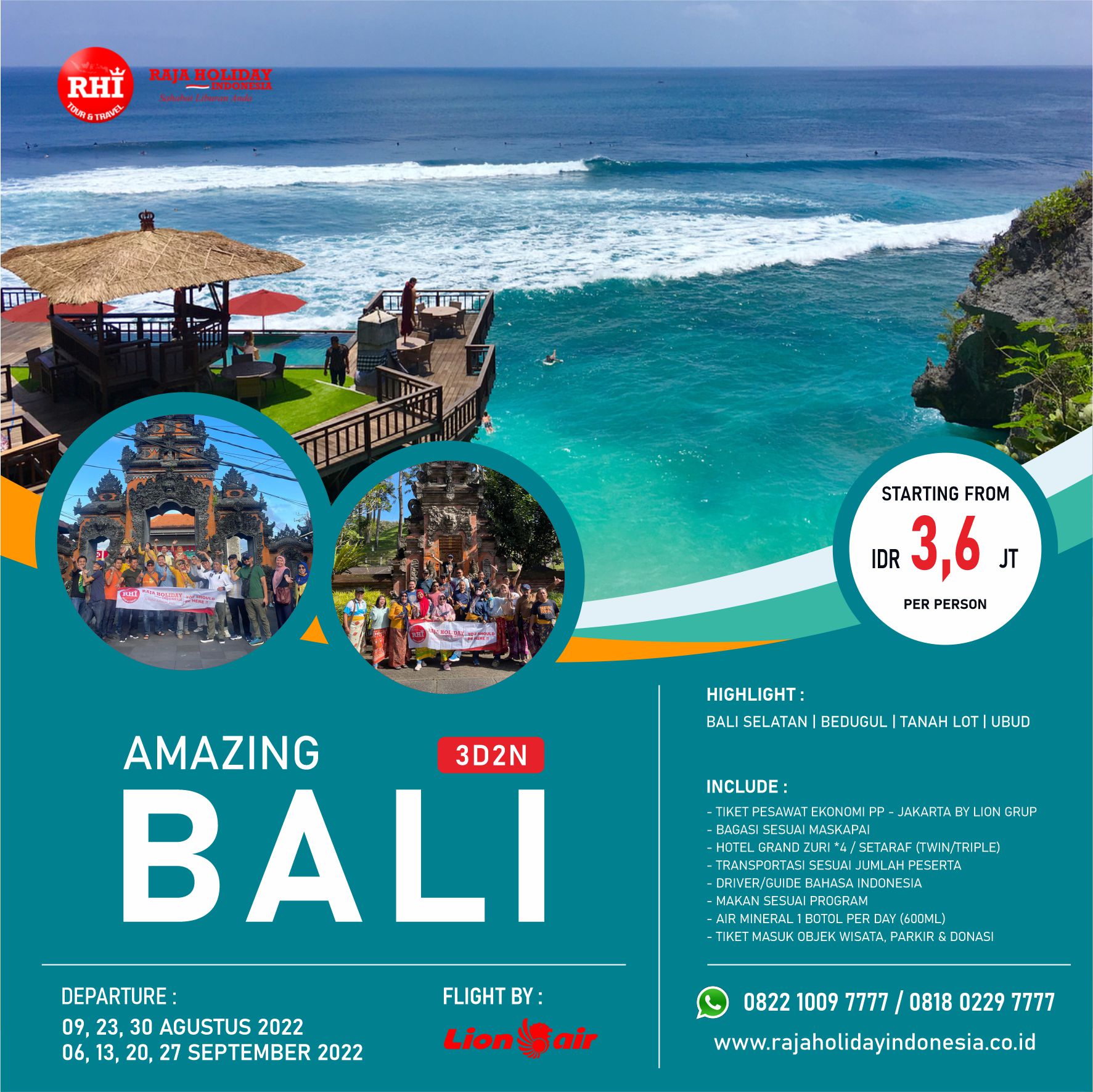 forum lave mad Rundt og rundt Open Trip Spesial - Paket Tour & Gathering Amazing Bali - 3D2N - Paket Tour  Murah Domestik & Luar Negeri | Raja Holiday