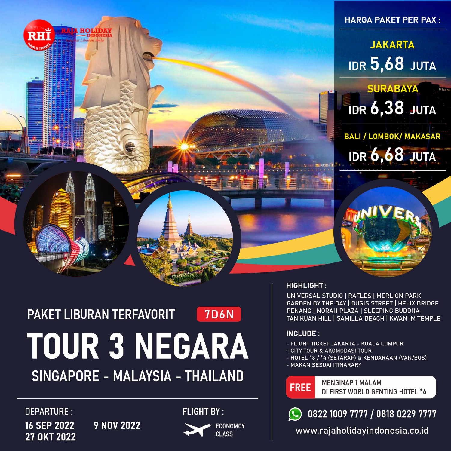 paket tour malaysia 2022