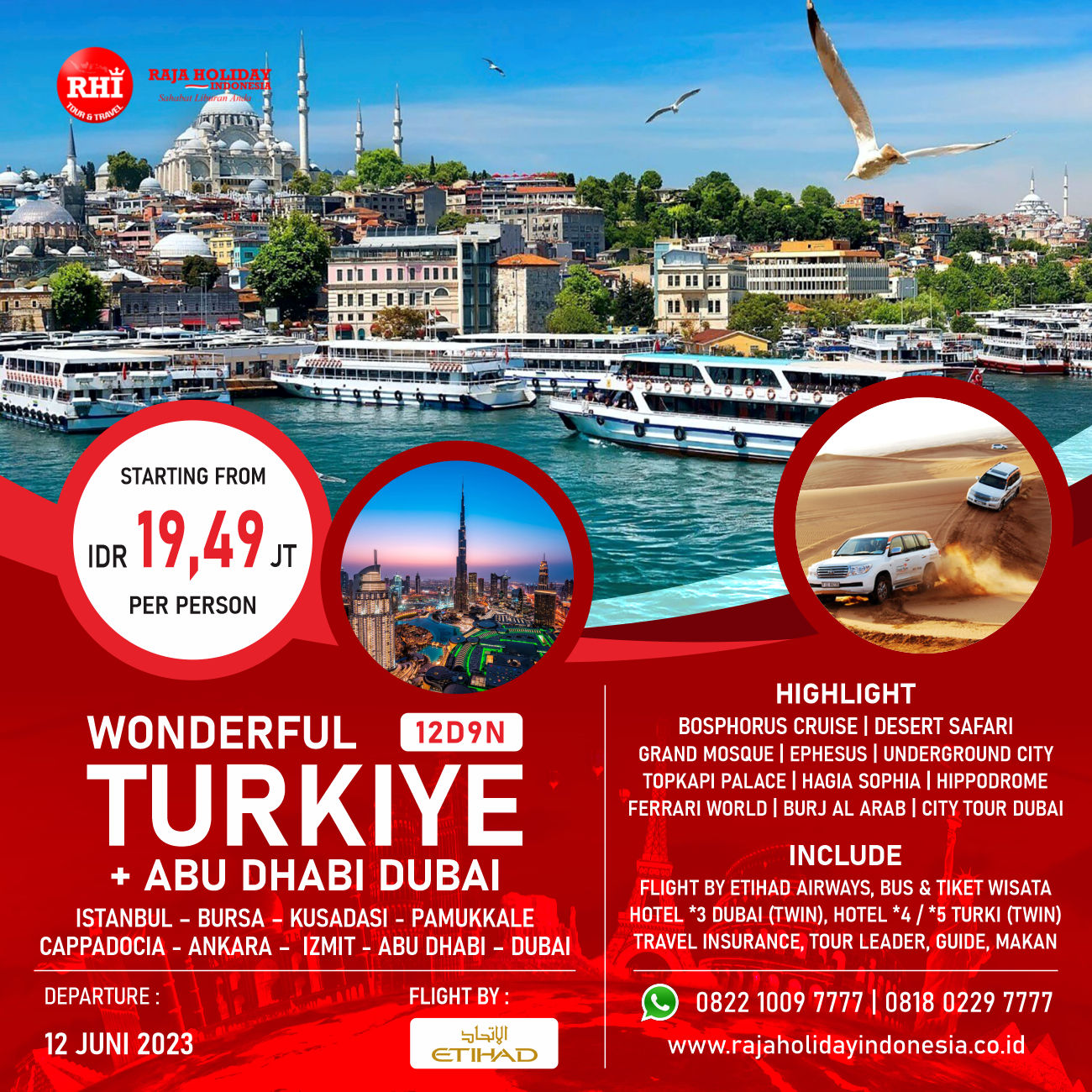 harga tour turki 2023