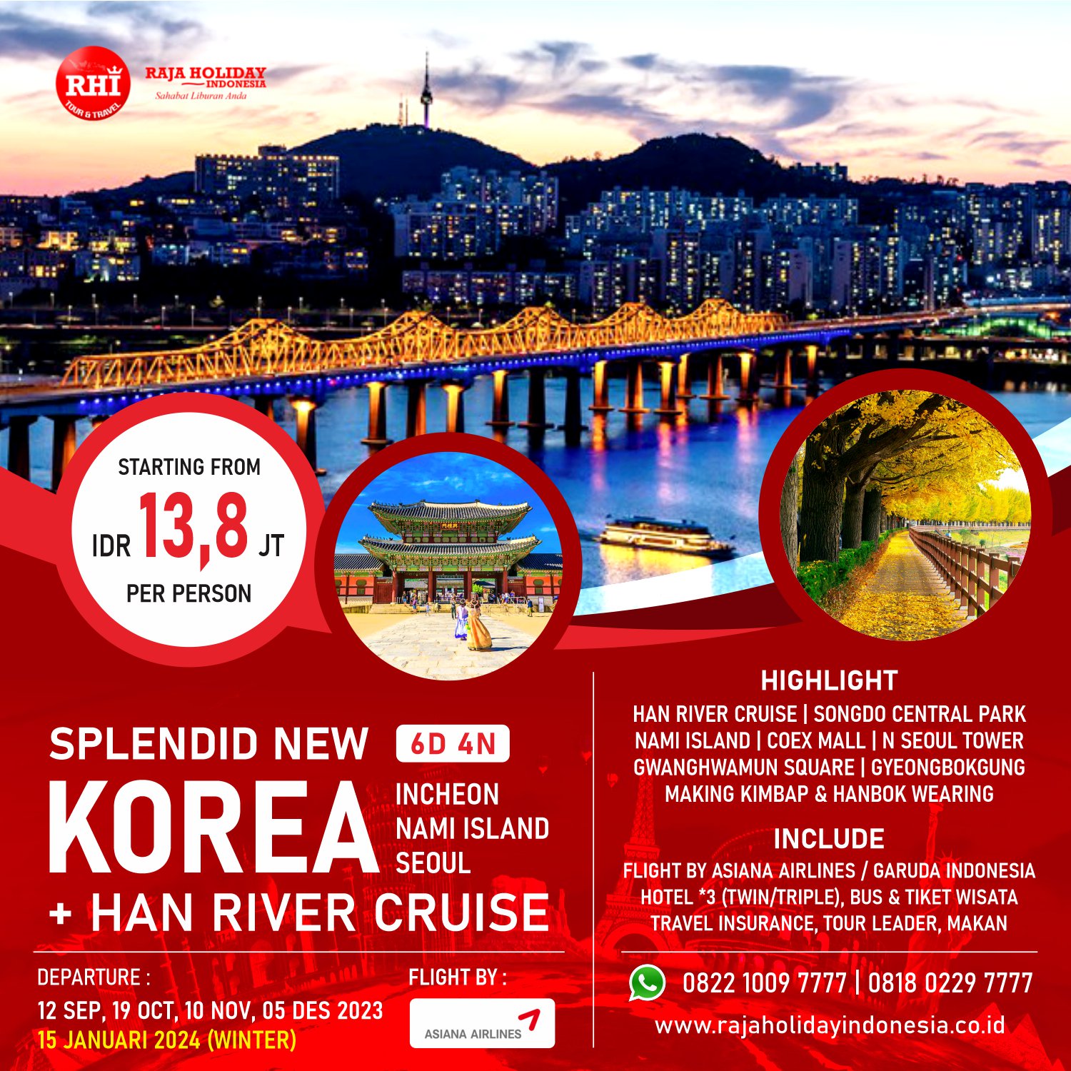 Paket Tour Korea Murah, Trip, Liburan & Wisata Seoul 2023