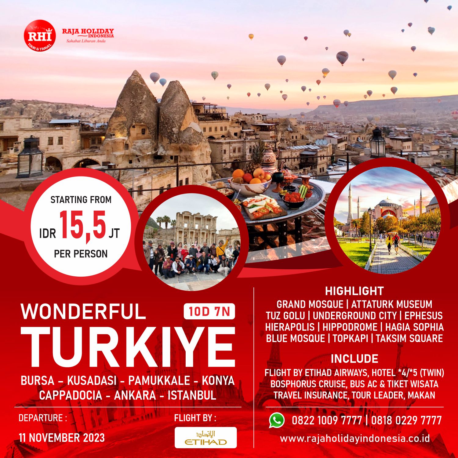 paket land tour turki