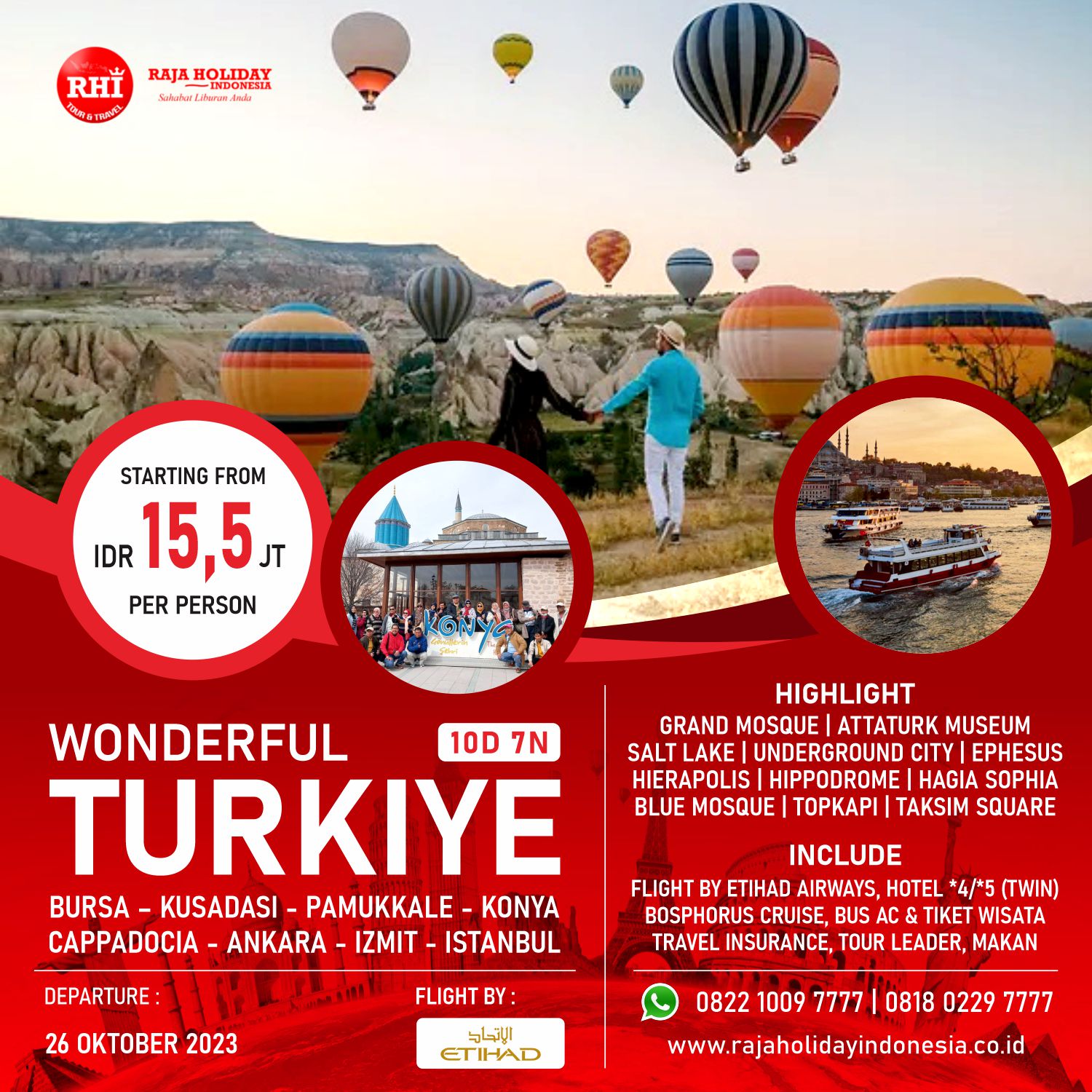 harga tour turki 2023