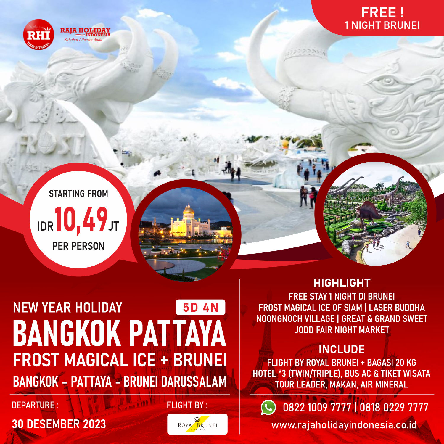 Paket Tour, Liburan & Wisata Hemat Tahun Baru 2024